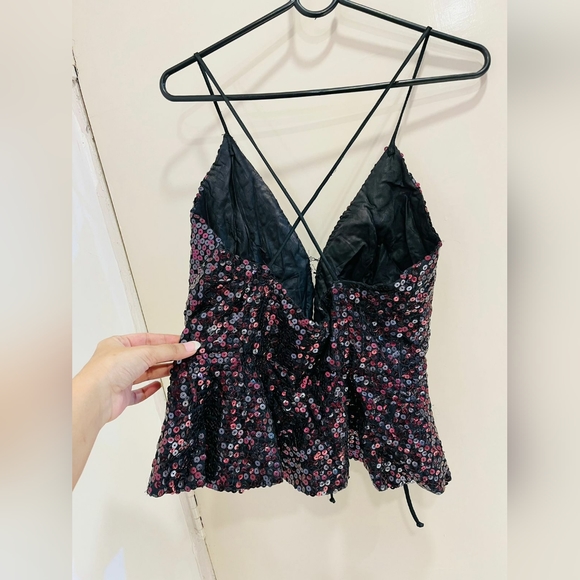 Sequins peplum top - Picture 10 of 14